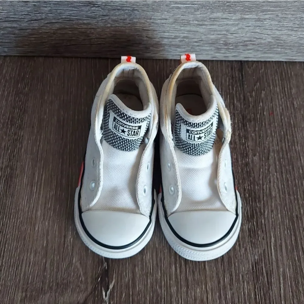 Converse Kids White High Top Sneakers Size 7